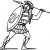 Hoplite clipart